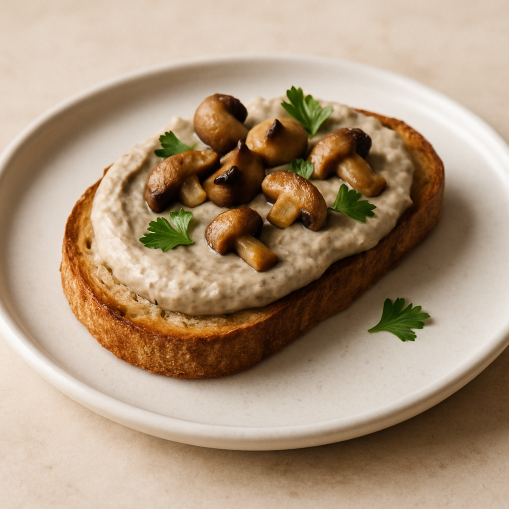 Bruschetta mit Pilz-Trüffel-Creme